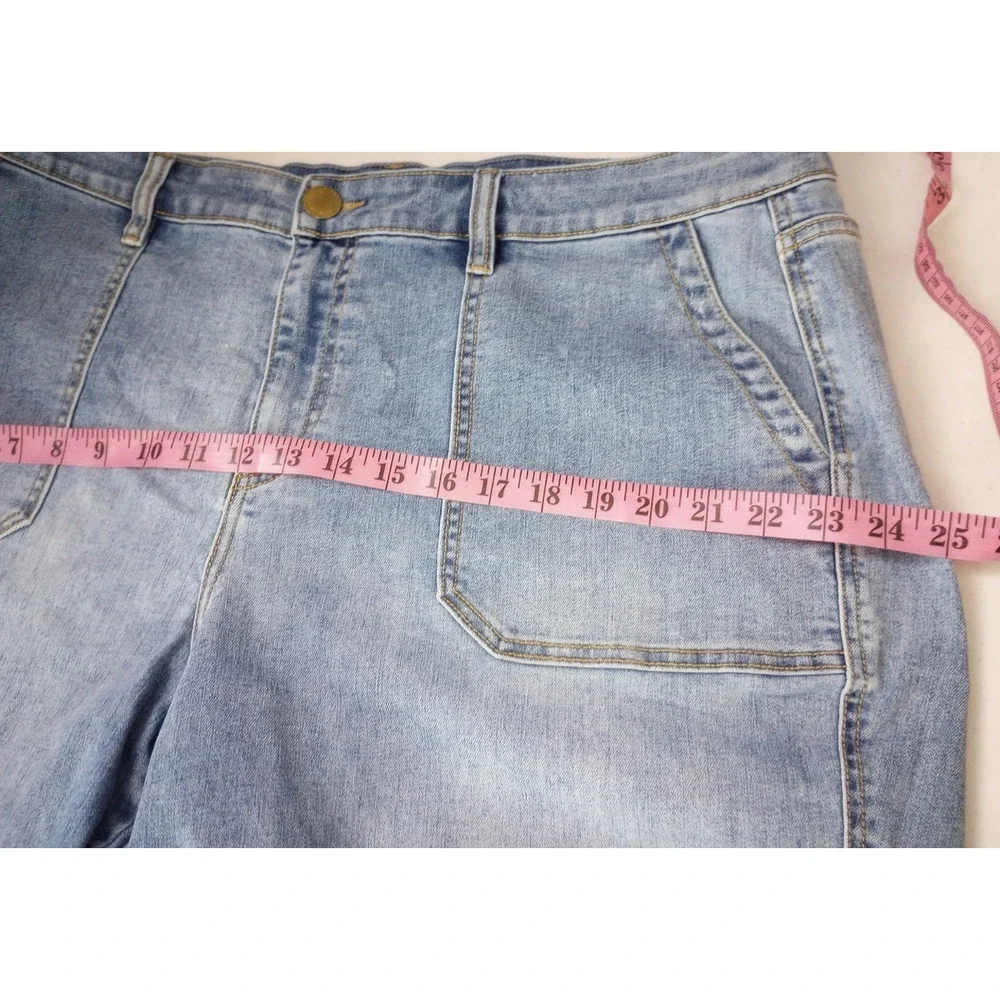 Lane Bryant Flex Magic Jeans 18 Boyfriend Mid Rise Signature Fit